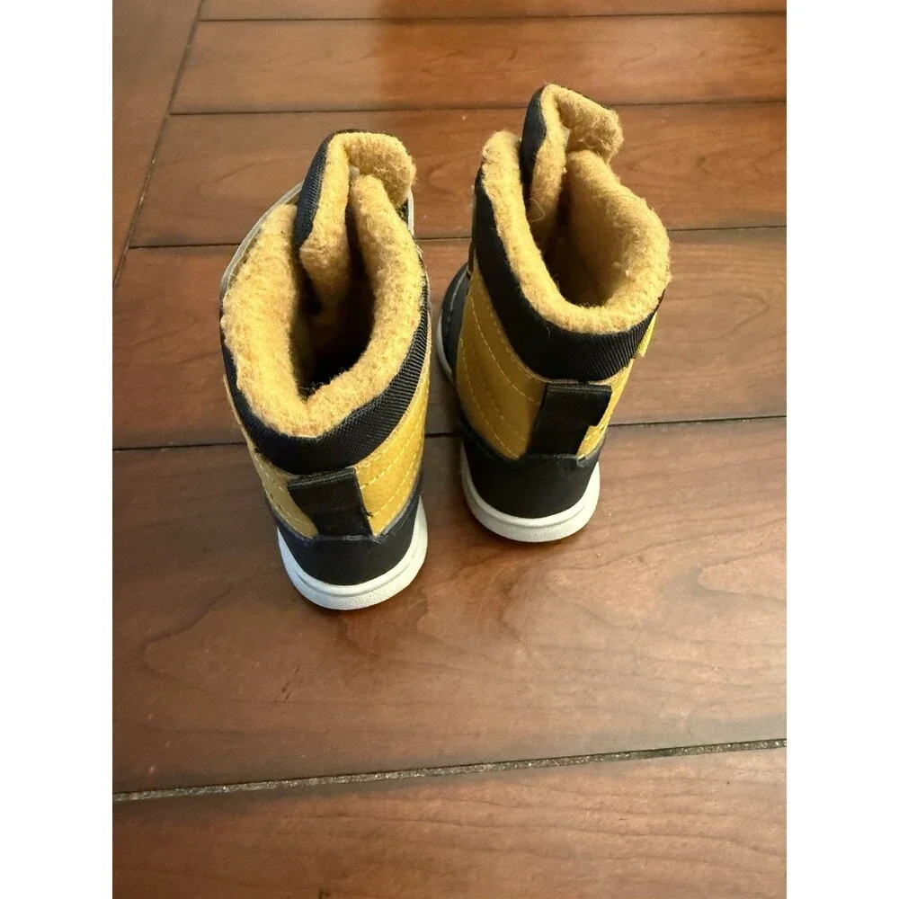 NWOB Merrell Little Kids Unisex Yellow Black Snow Storm Waterproof Boot Size‎ 4M